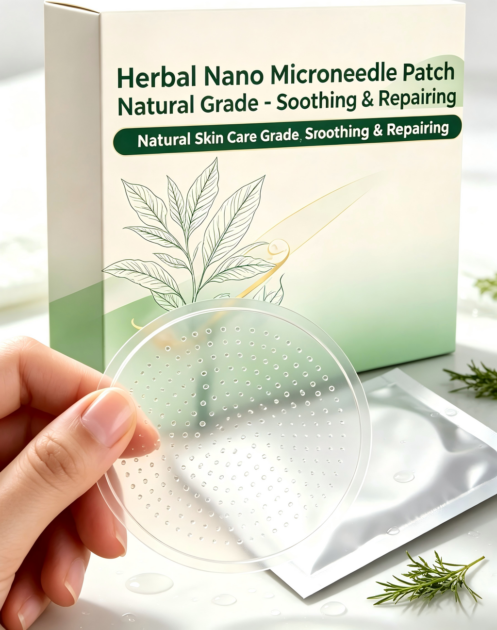 All-Natural Herbal Nano Microneedle Patch