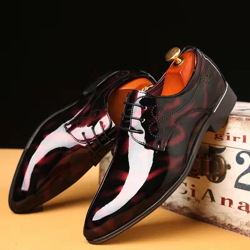 🐦Early Bird Offer🎁--30% OFF🎉Mens Stylish Comfortable Non Slip Leather Oxfords Dress Shoes