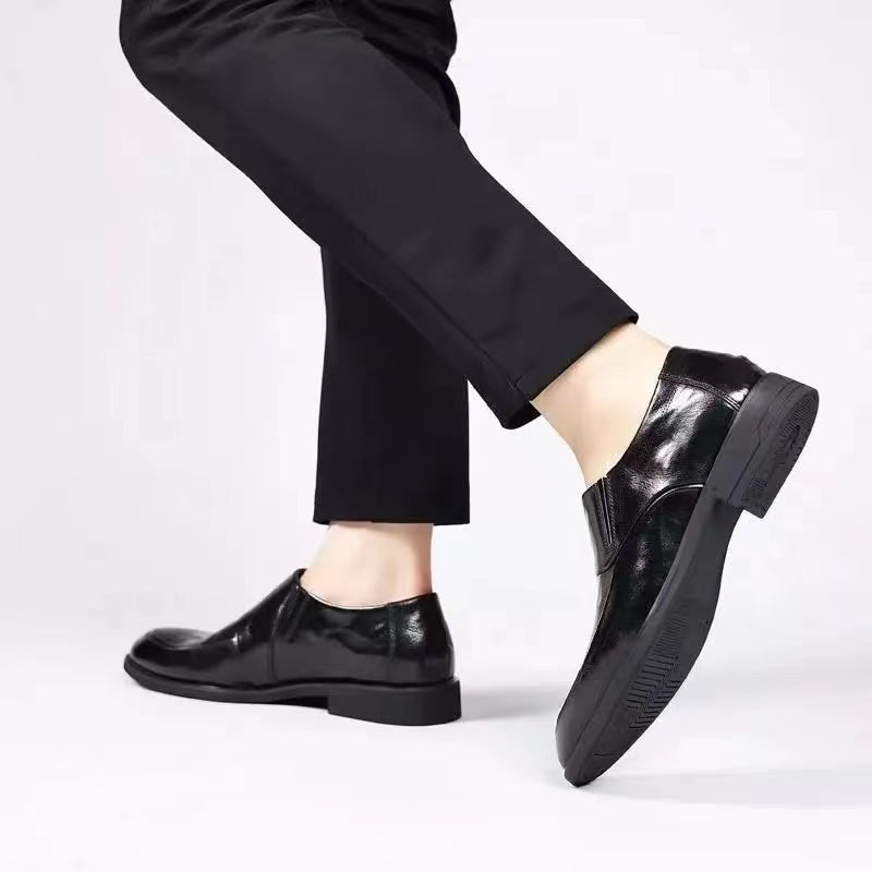 Men's soft leather casual shoes