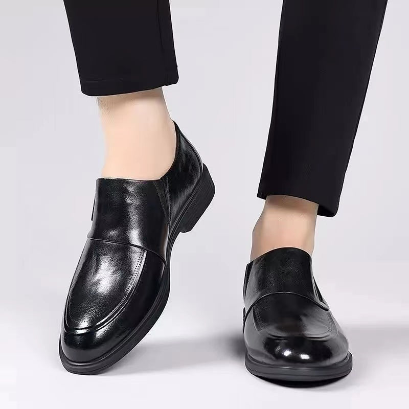 Men's soft leather casual shoes