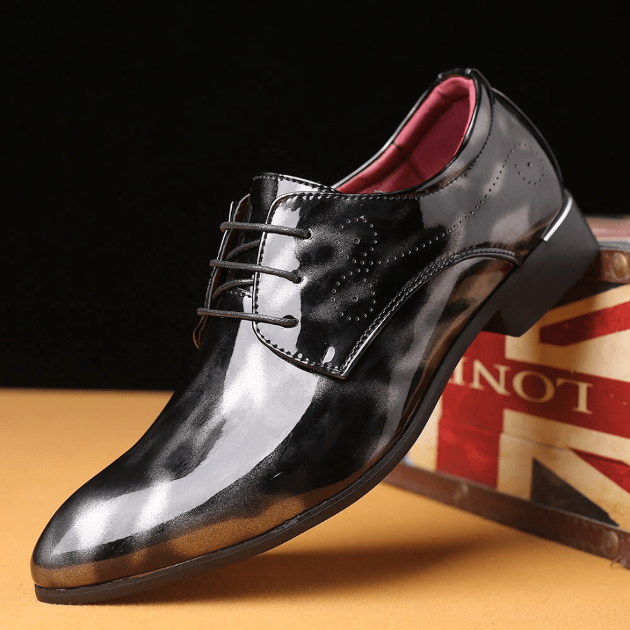 🐦Early Bird Offer🎁--30% OFF🎉Mens Stylish Comfortable Non Slip Leather Oxfords Dress Shoes