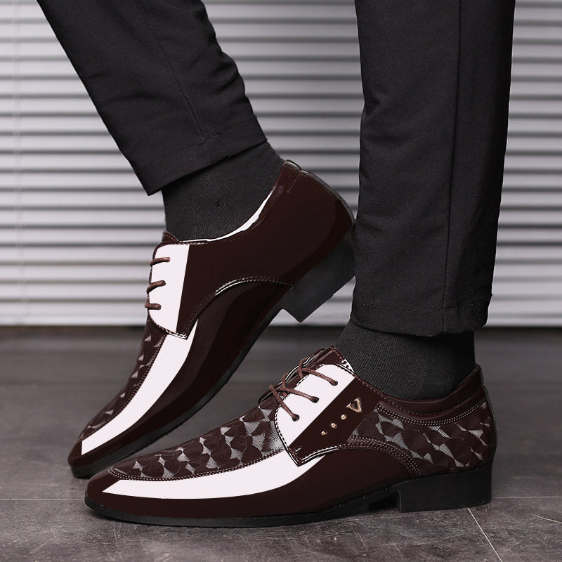 New shiny leather shoes