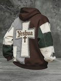 Men'S Casual Faith-Inspired Printed Hoodie