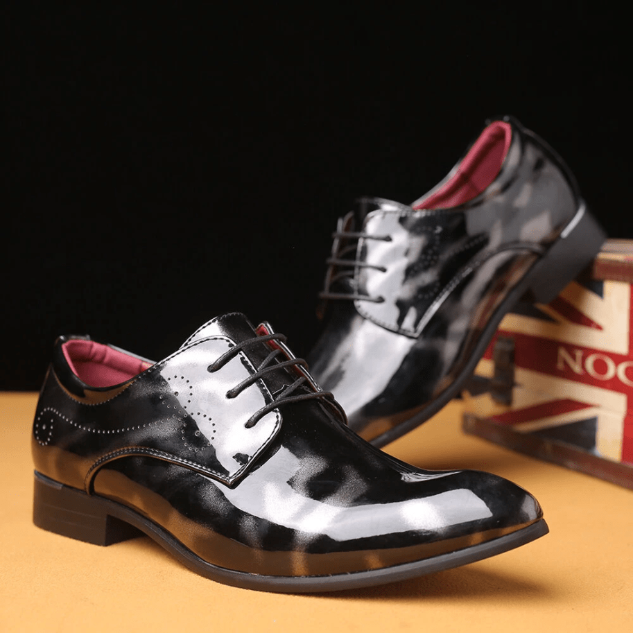 🐦Early Bird Offer🎁--30% OFF🎉Mens Stylish Comfortable Non Slip Leather Oxfords Dress Shoes