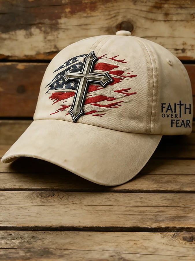 Faith Over Fear Printed Hat