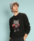Fight for Love Lightweight Men's Black Sweatshirt