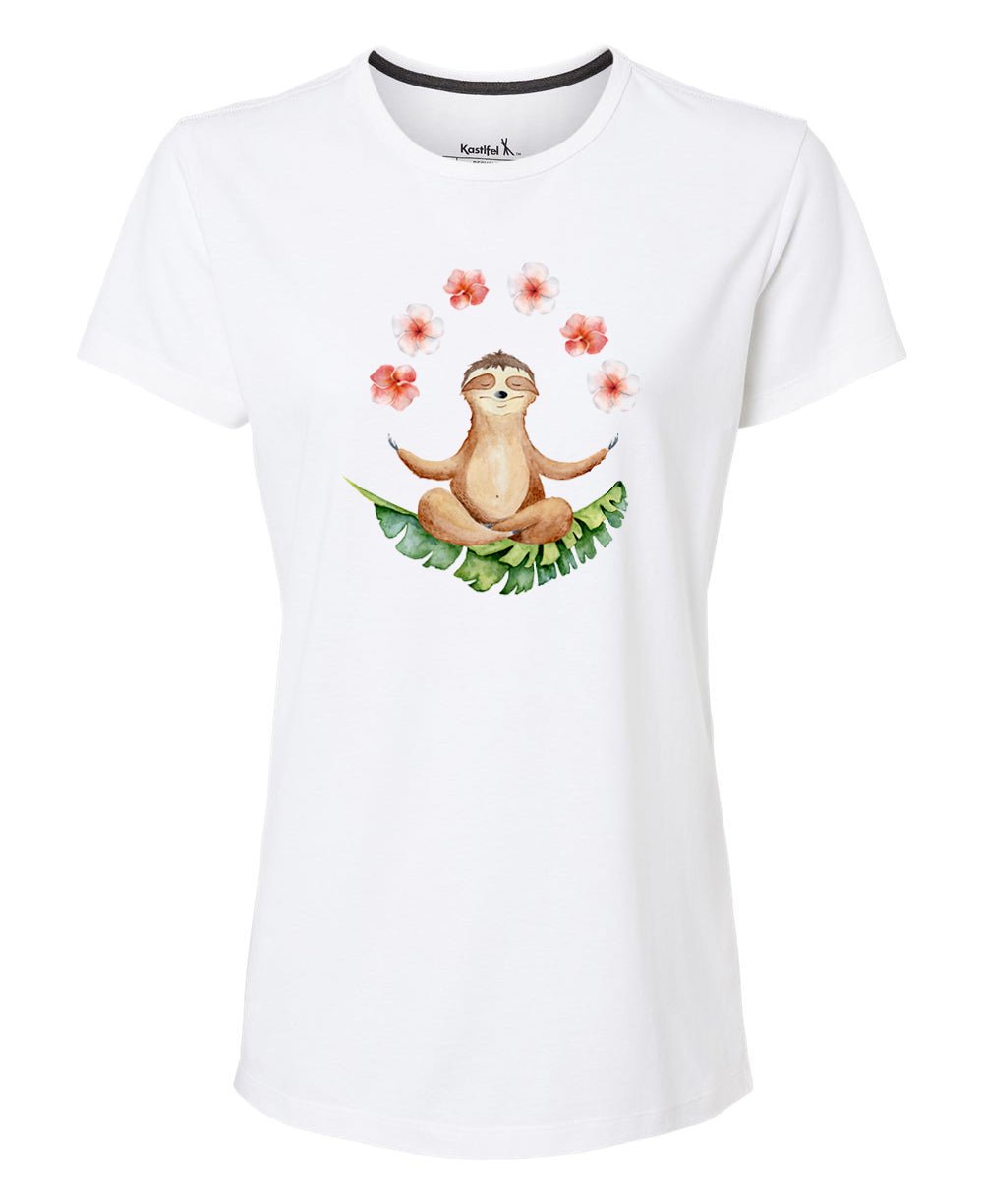 Slothful Serenity Tee: The Women's Recycled T-Shirt