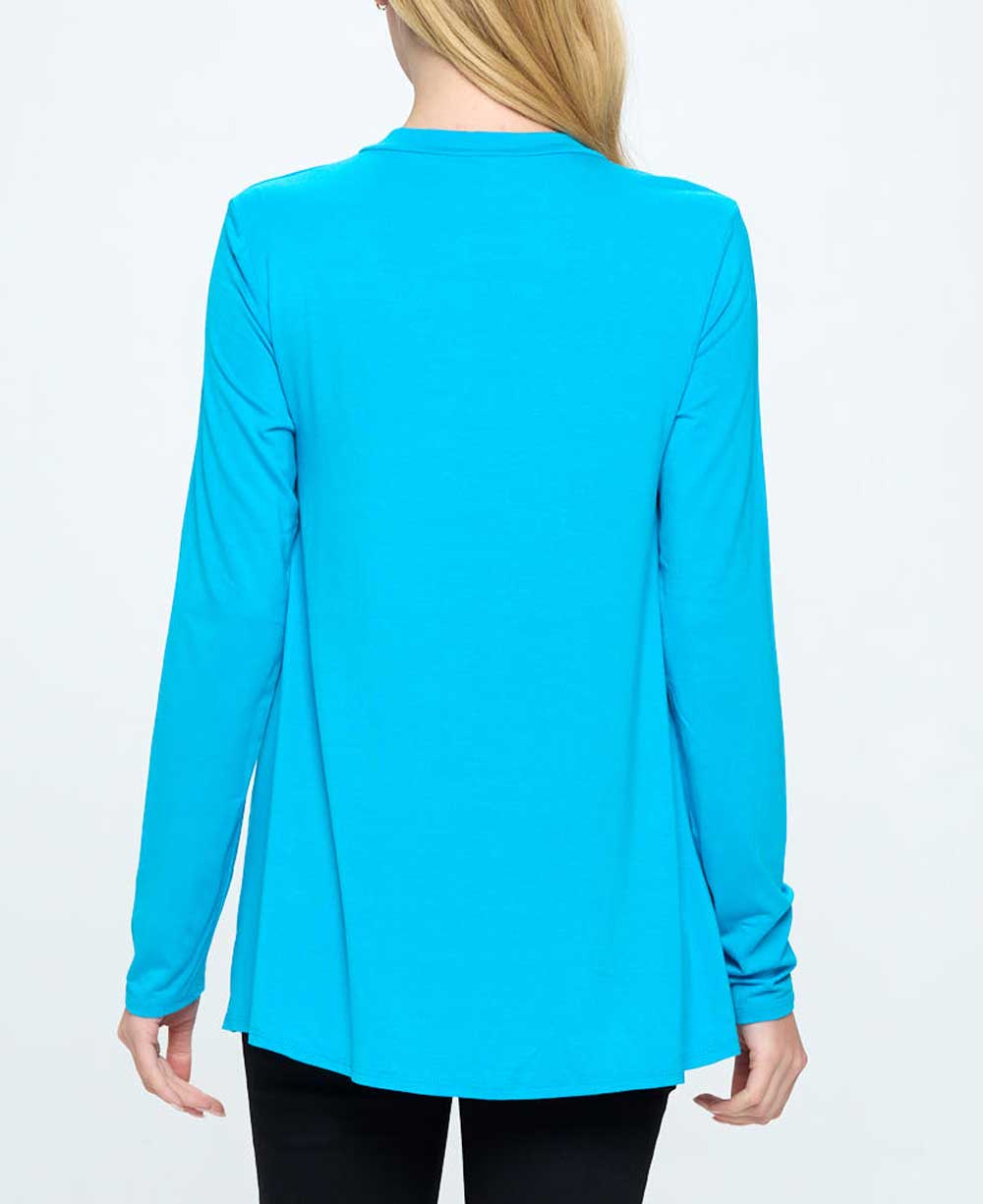 Tranquility Tunic Top with Peace, Inspirational Design